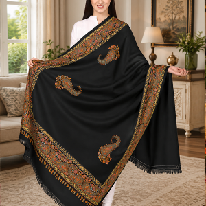 Multi-Head Embroidery Shawl
