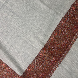 Semi Pashmina Multi-Head Work Shawl