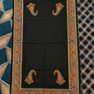 Multi-Head Embroidery Shawl
