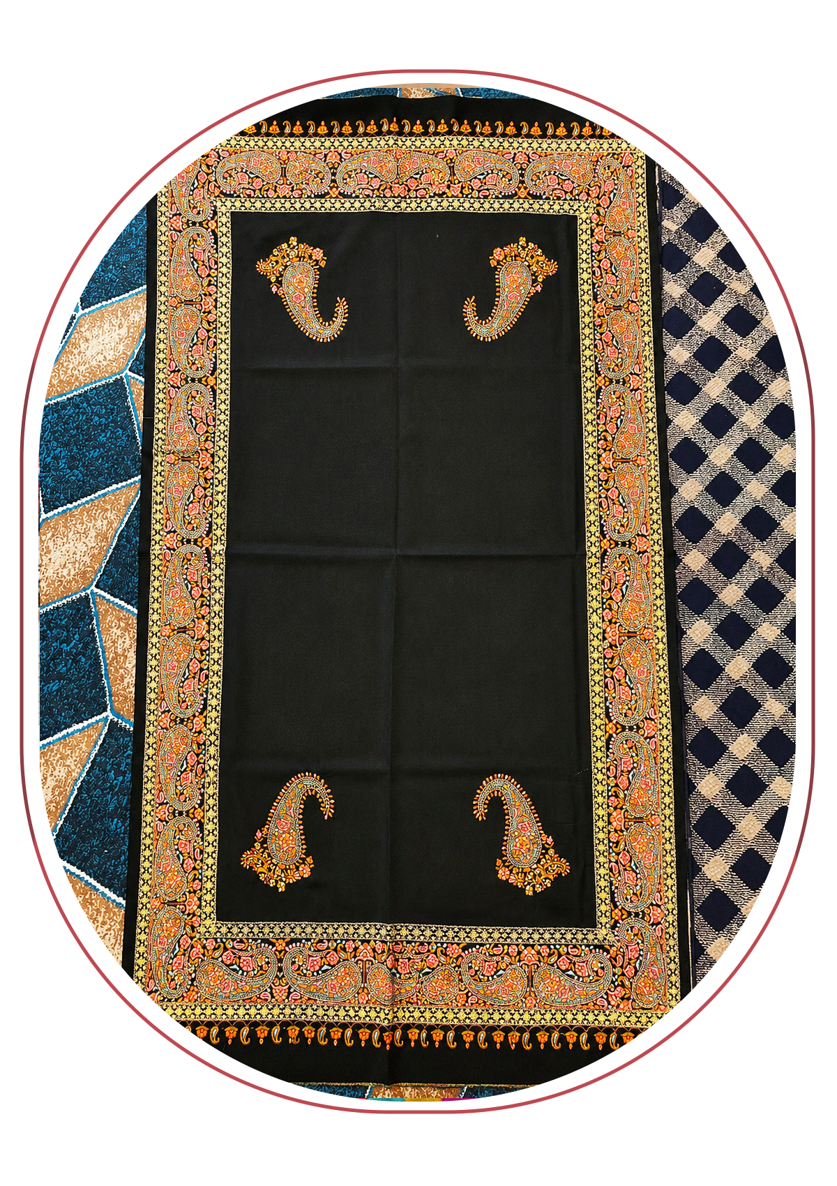 Embroidery shawl