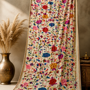 36/72 Kani Print Kashmiri Handwork Embroidery Stole
